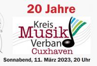 20 Jahre KMV Cuxhaven - Landesdelegiertenversammlung und Musikerball am 11. März in Cadenberge