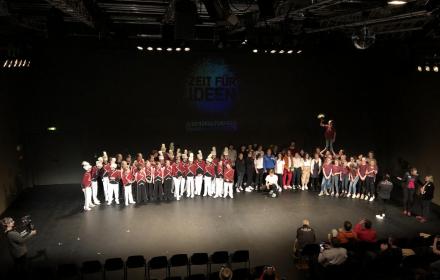 Nachwuchs der Showband Rastede beim Jugendkulturpreis in Hannover